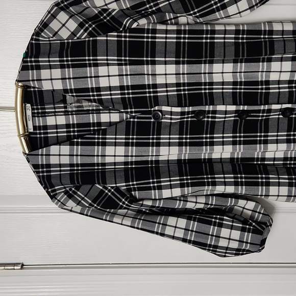 Mango Plaid Button Up Dress - Picture 7 of 9